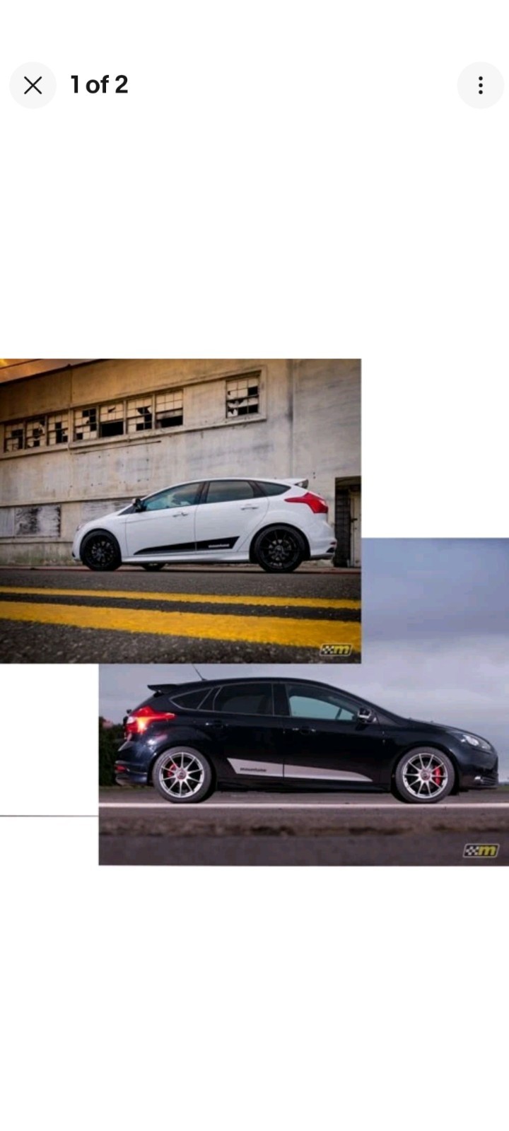 Mountune 2013 - 2015 Focus ST Dynamic Side Splash - RG (grey)