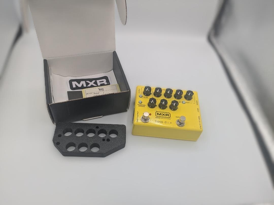 MXR M80 Bass DI Plus Limited Yellow Color Bass Preamp DI Effects Pedal Tested
