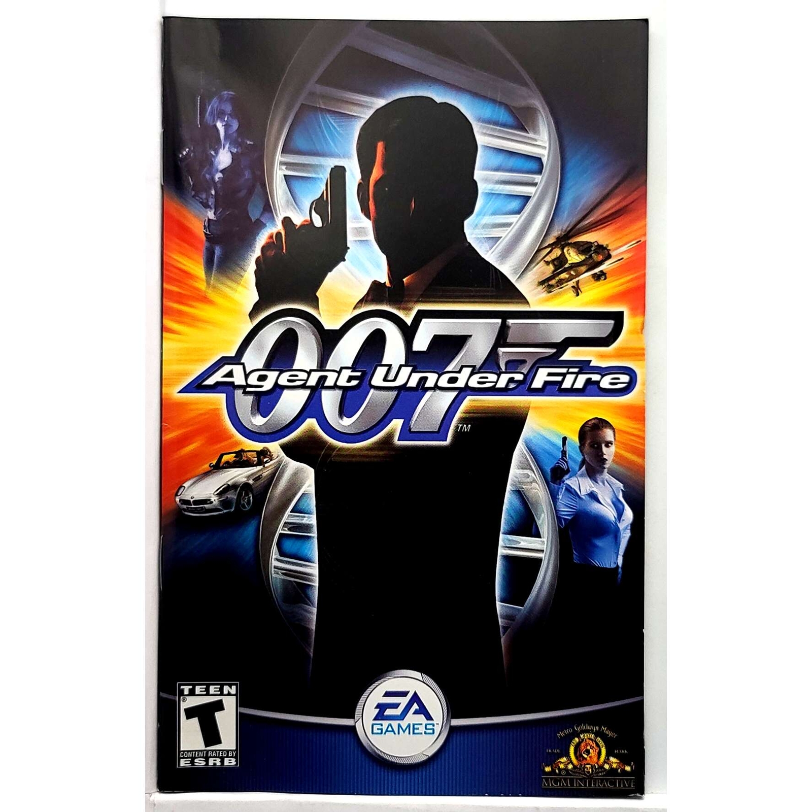 (Manual Only) 007 Agent Under Fire Sony Playstation 2 Excellent Original