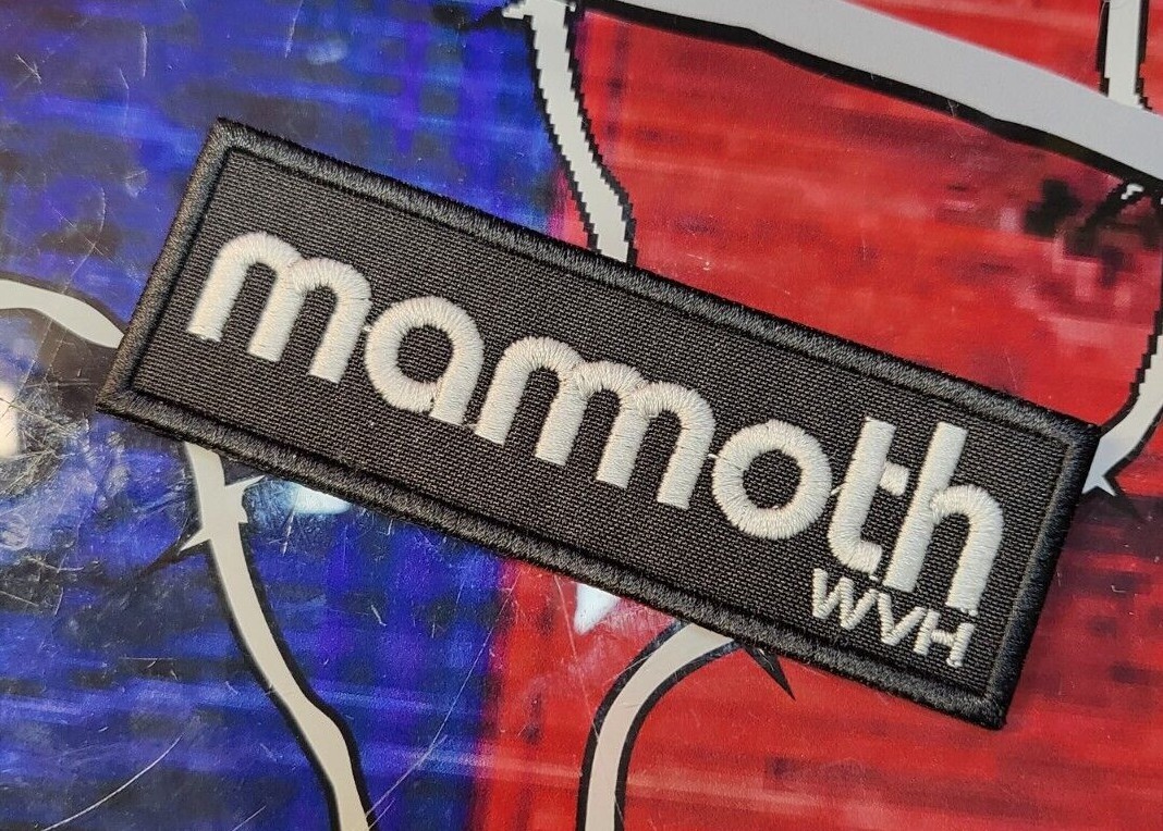EMBROIDERED MAMMOTH WVH ROCK BAND PATCH (Please Read Ad)