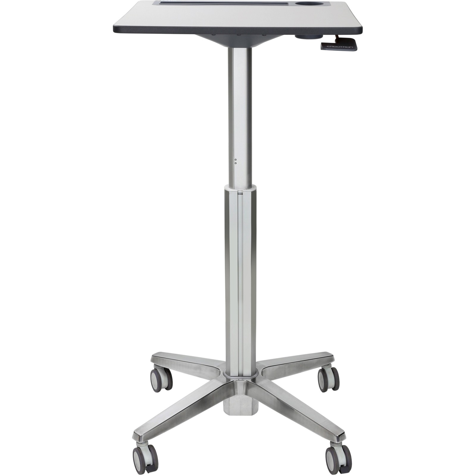 Ergotron 24481003 Learnfit Adjustable Standing Desk 24"x22" White/Silver