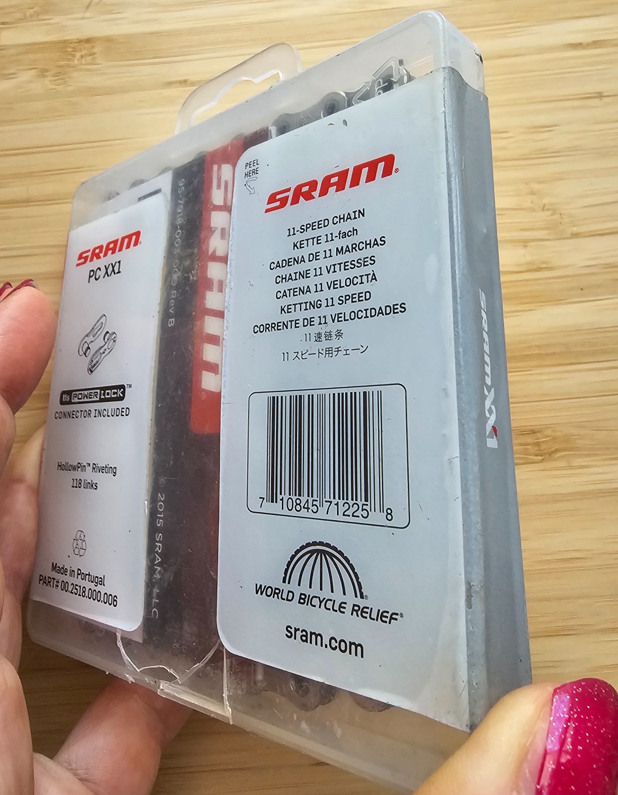 SRAM PCX1 11 Speed Chain 118 Links with PowerLock