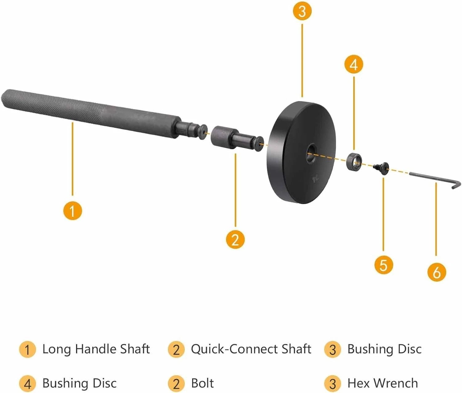 Heavy Duty Transmission Bushing Driver Removal Kit