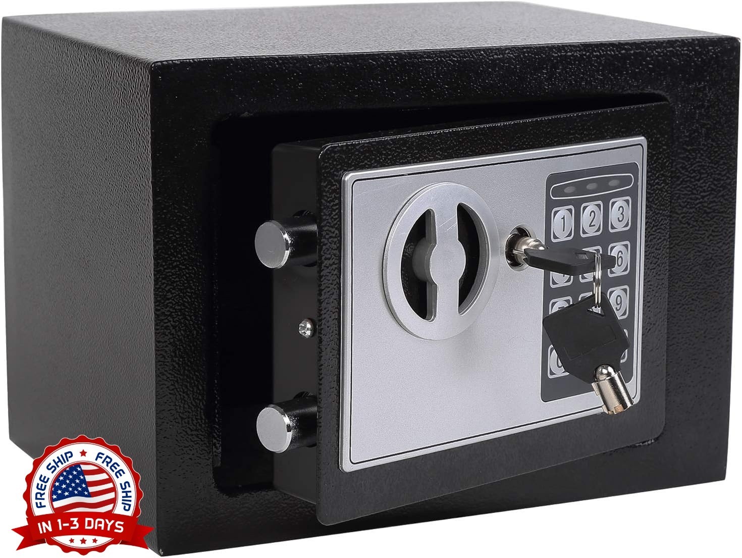 Caja de seguridad digital electrónica con teclado y cerradura para casa y oficin