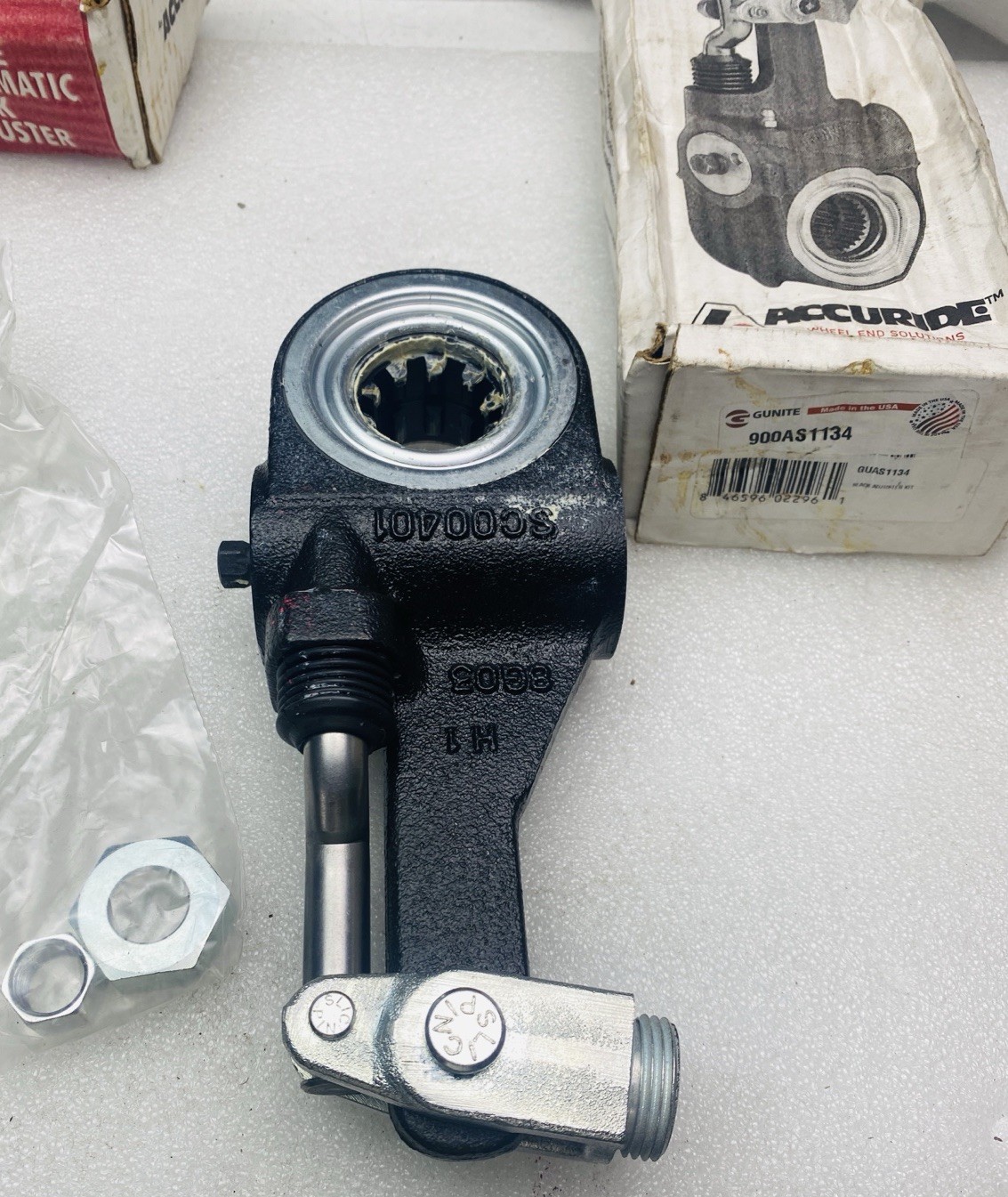 Automatic Slack Adjuster Gunite Type 1 ½″-10 x 6.5″ Ref AS1134 AS3016 R801045