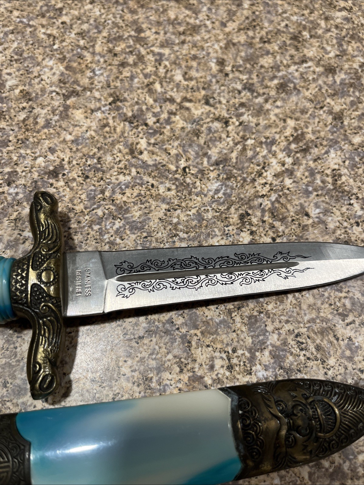 Rostfrei Fixed Dagger With Sheath