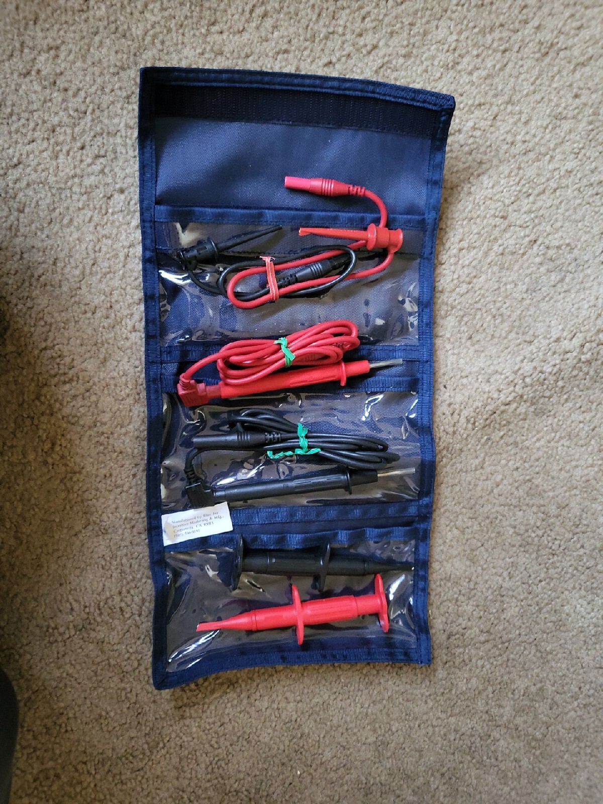 Fluke Suregrip Industrial Test Lead Set W/ Carrying Case | 1000V