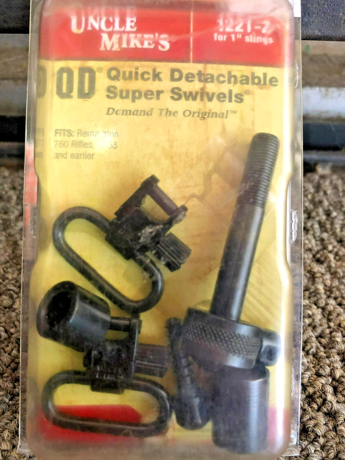 Uncle Mikes QD 1" Super Swivels 1221-2 Fits Remington 760 Rifles 1968 & Earlier