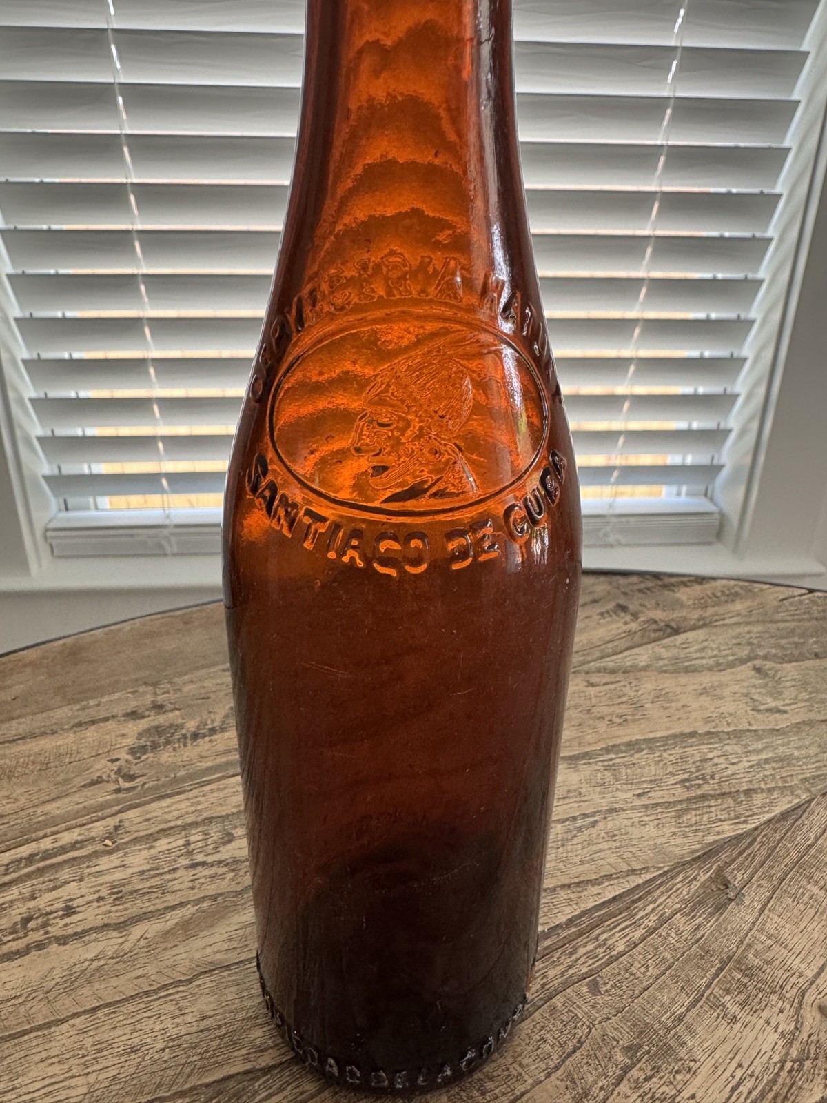 Cerveceria Hautey Antique Glass Bottle - Santiago de Cuba