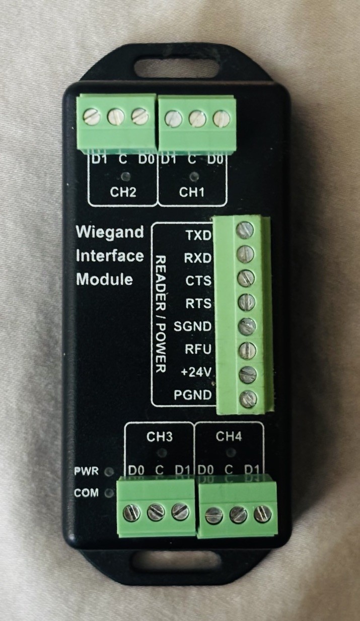 Wiegand Interface Module 4 Channel Output