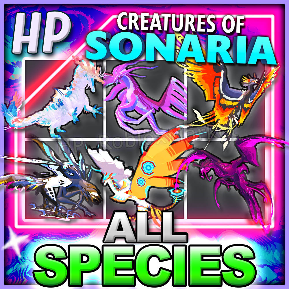 ALL SPECIES - Creatures Of Sonaria 🐉 [⚡FASTEST DELIVERY・COS⚡]