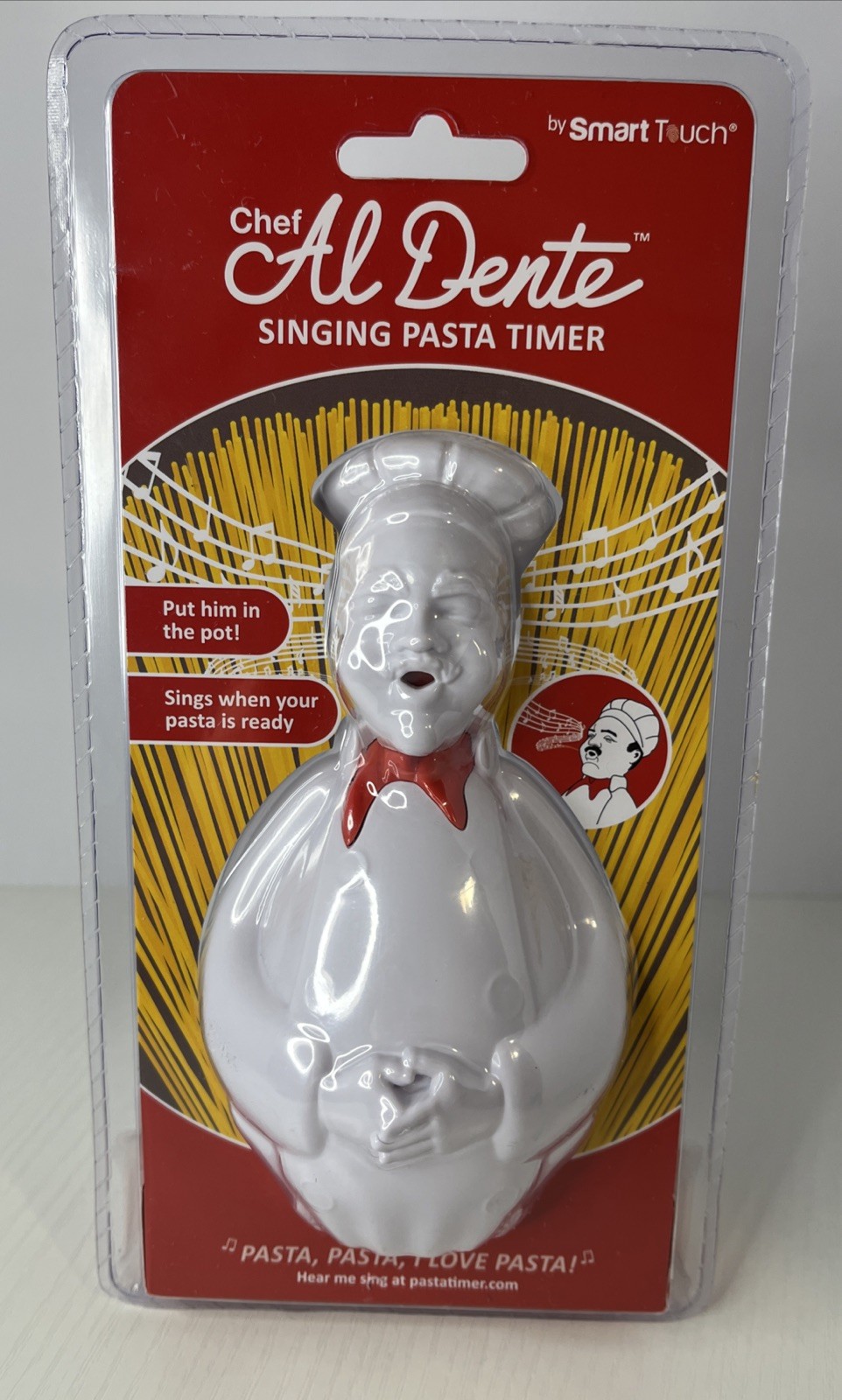 Pasta Timer Singing Chef Al Dente Smart Touch Italian