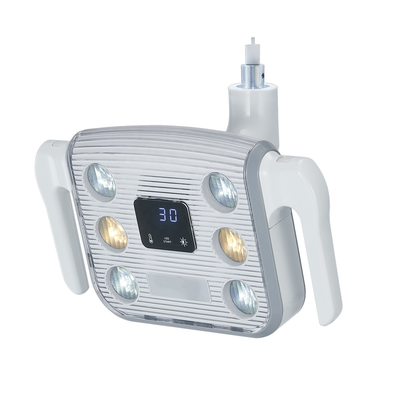 6 LEDs 10W Dental Shadowless Operating Induction Lamp with LCD Display 22mm