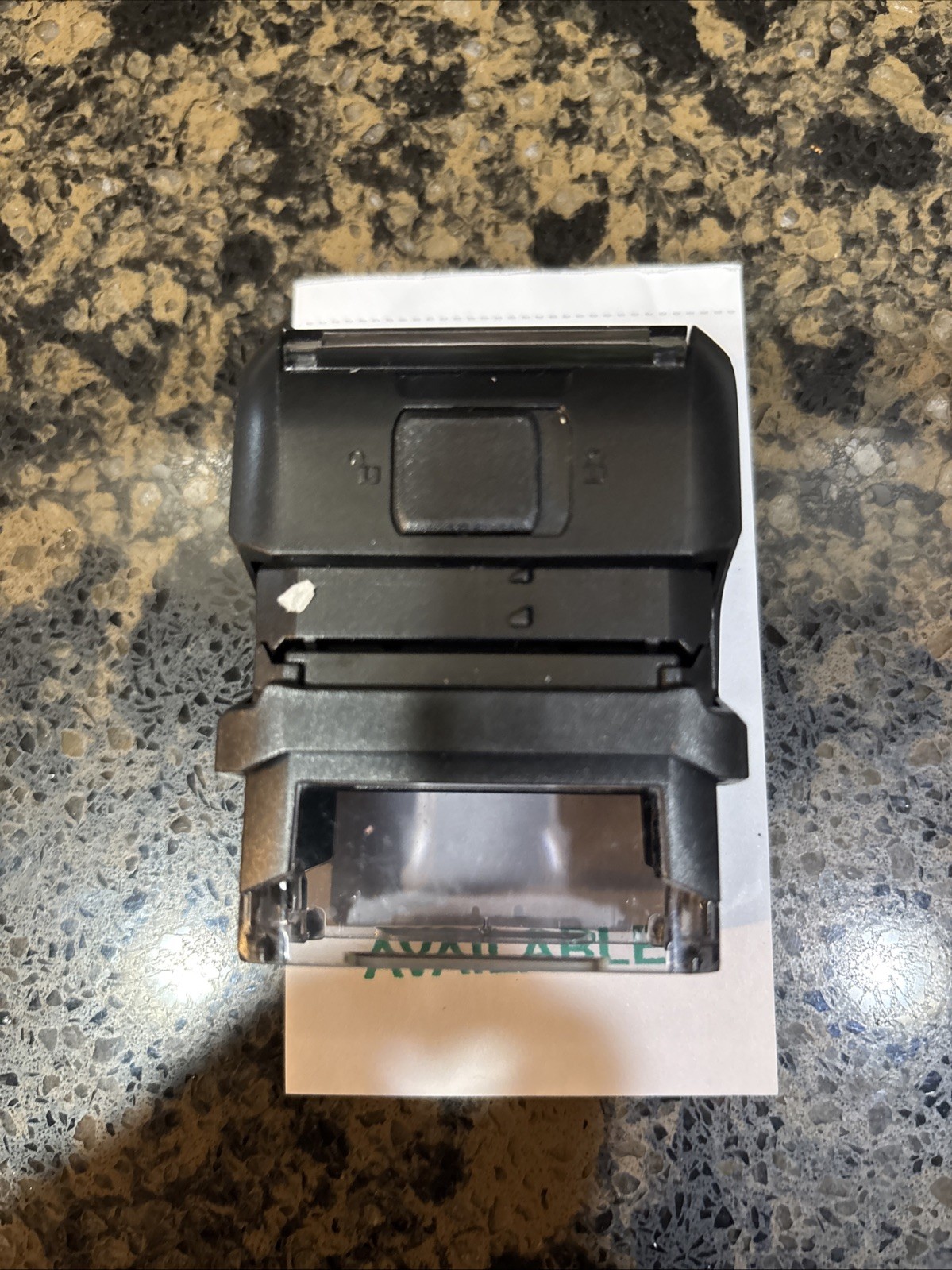Promot Scanned Self Inking Rubber Stamp - Refillable Stamper -...