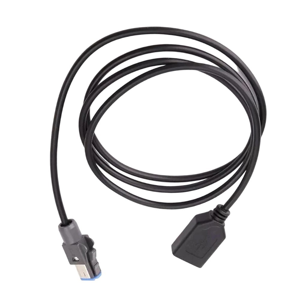 Car CD Audio Rear 4PIN to USB Extension Cable for Nissan Navigation Host 100CM
