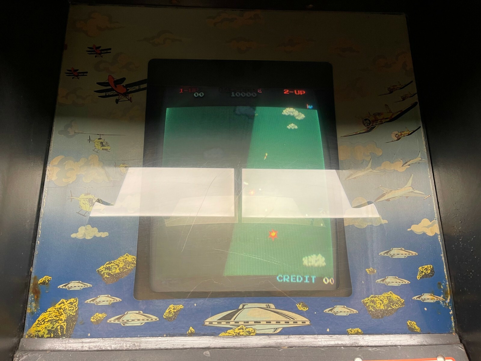 1982 Centuri TIME PILOT dedicated Video Arcade Game - FREE SHIPPING
