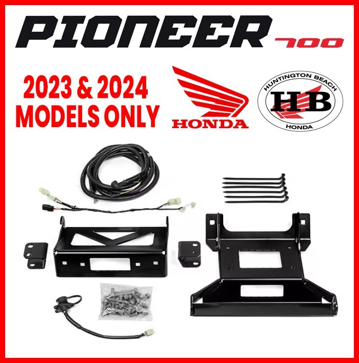 GENUINE NEW HONDA OEM WINCH MOUNT KIT ONLY FOR 2023-2024 PIONEER 700
