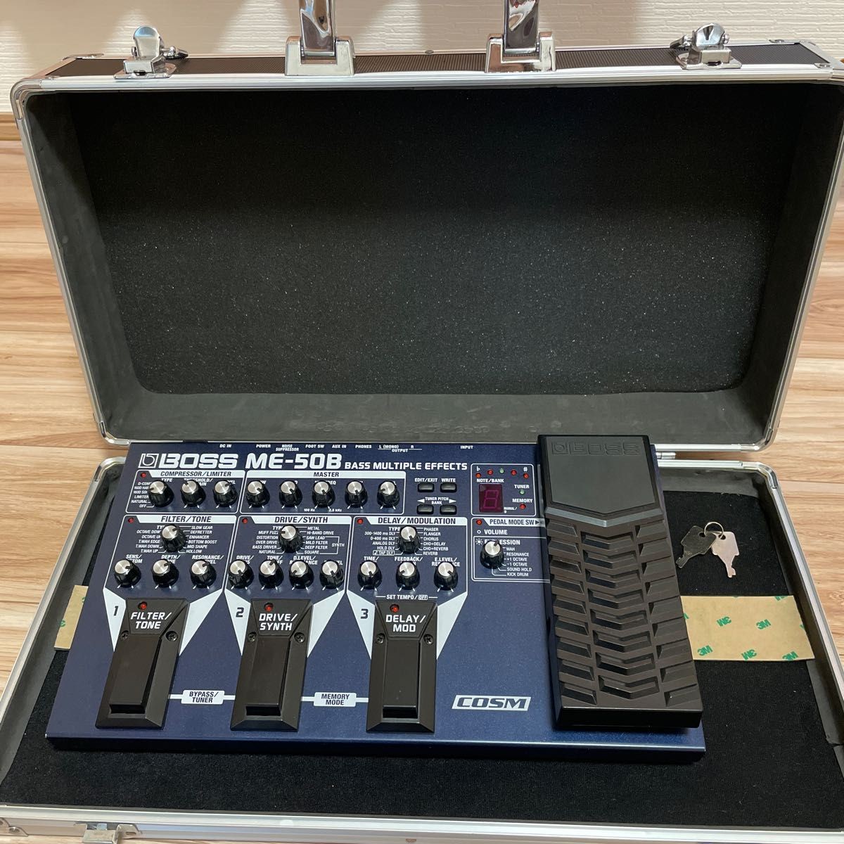 Boss ME-50B Bass Multi-Effects Guitar Pedal #0001