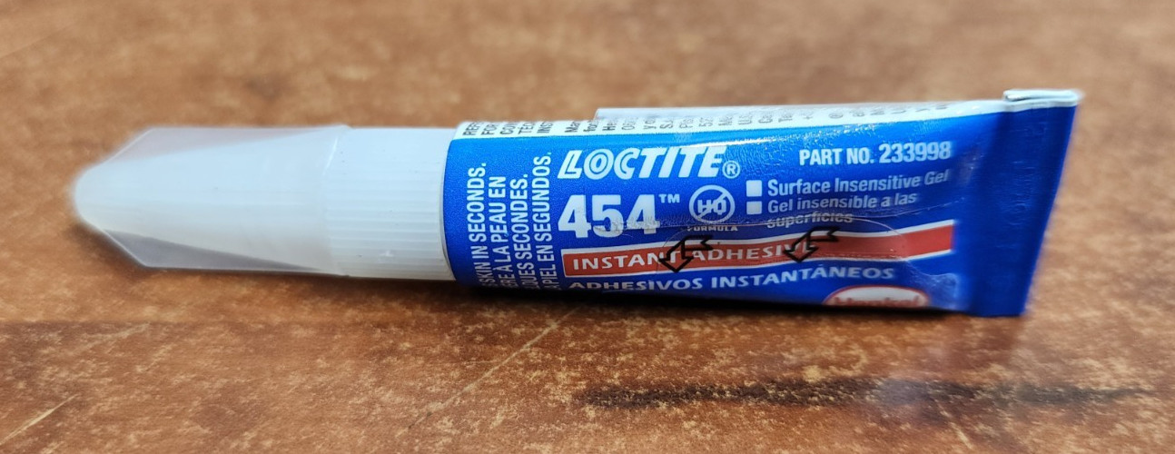Loctite 454 Instant Adhesive .10 Oz Tubes 233998 (Box of 10) Exp. 9/26     *PI