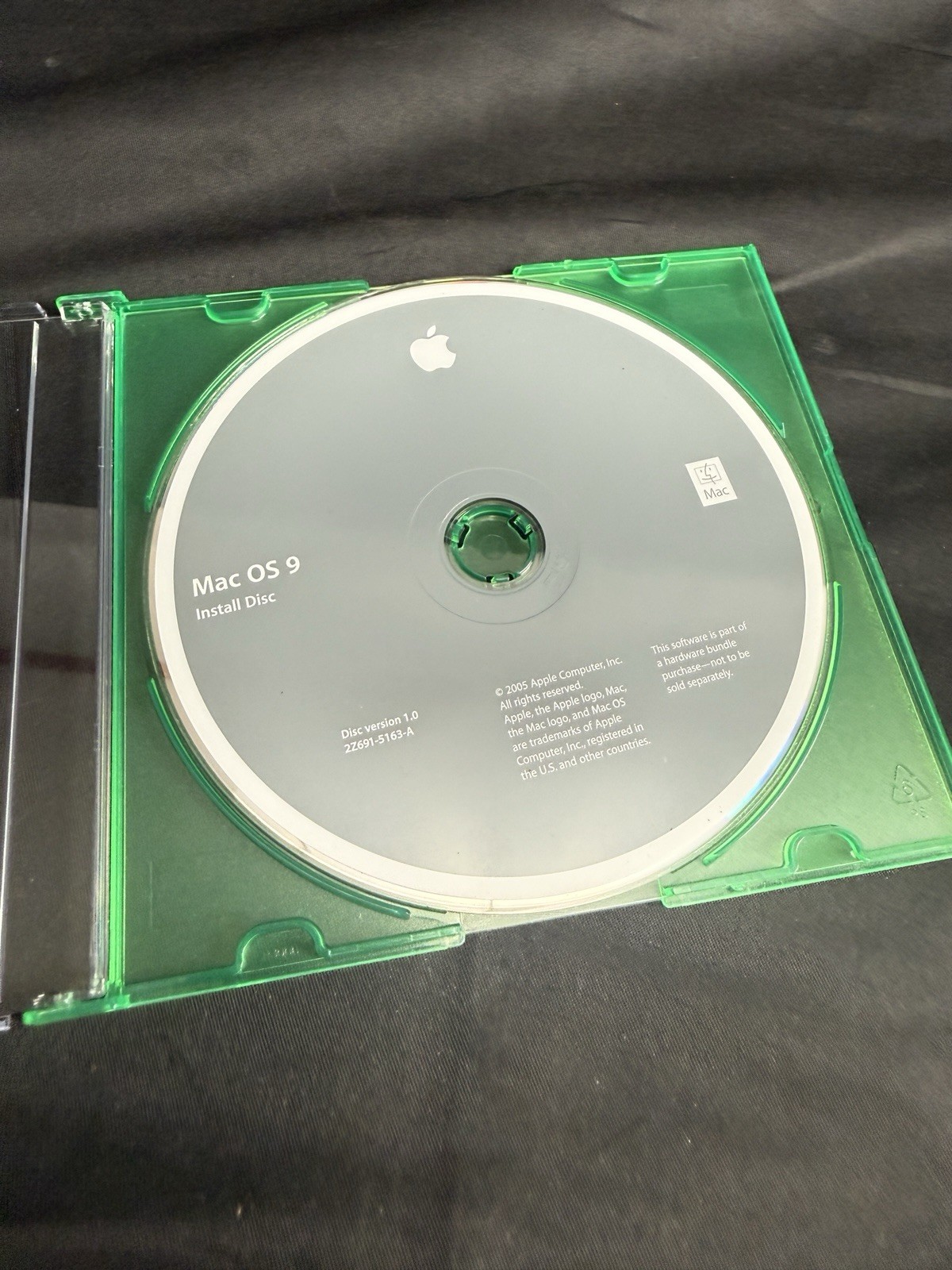 Apple Mac OS 9 Operating System Install Disc Only