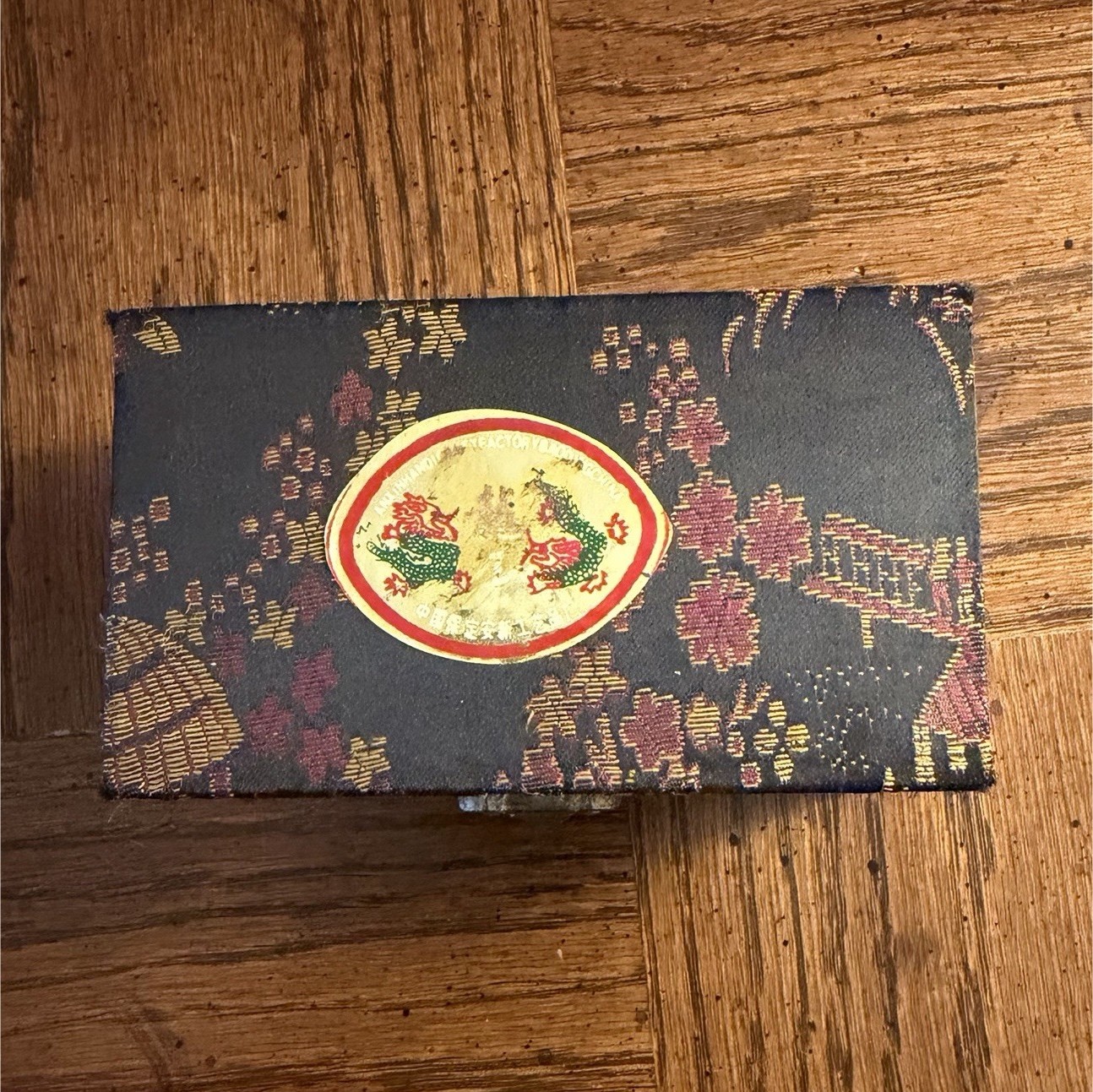 Vintage Chinese Baoding Balls – Chime/Stress Balls with Fabric Box