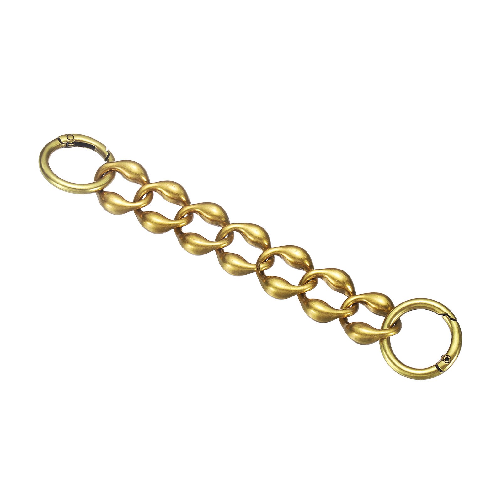 Purse Strap Extender 6.3-Inch, Bag Extender Chain Dark Gold, 0.8 Width