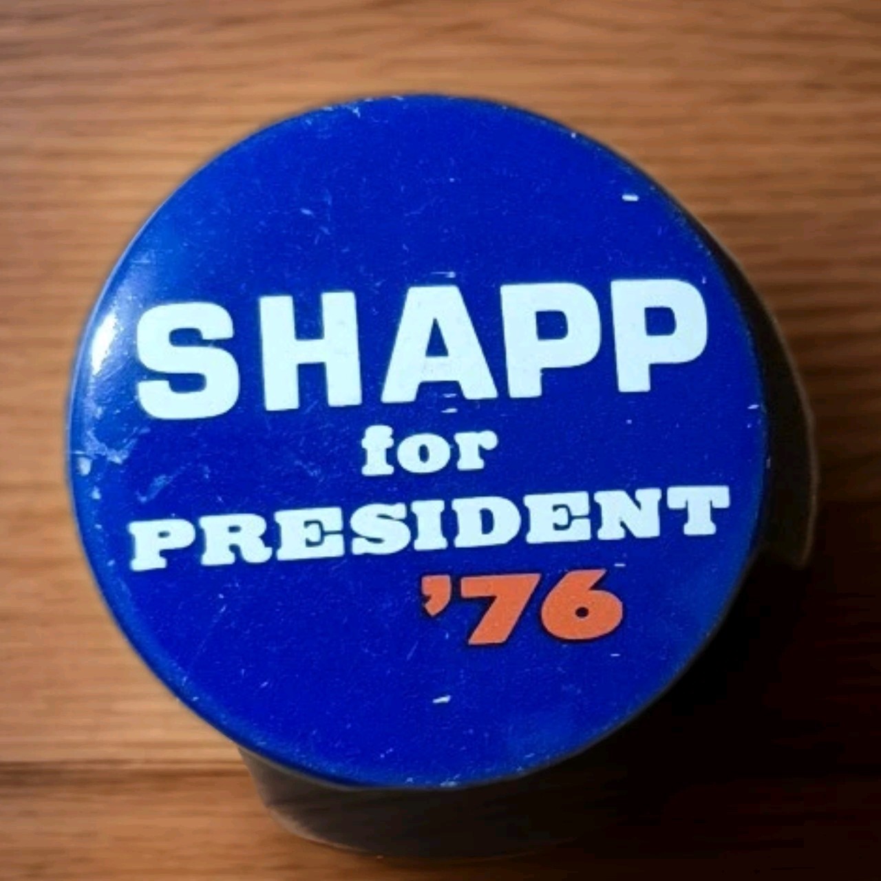 Shapp for President ‘76 Campaign Vintage 1976 Pin Button