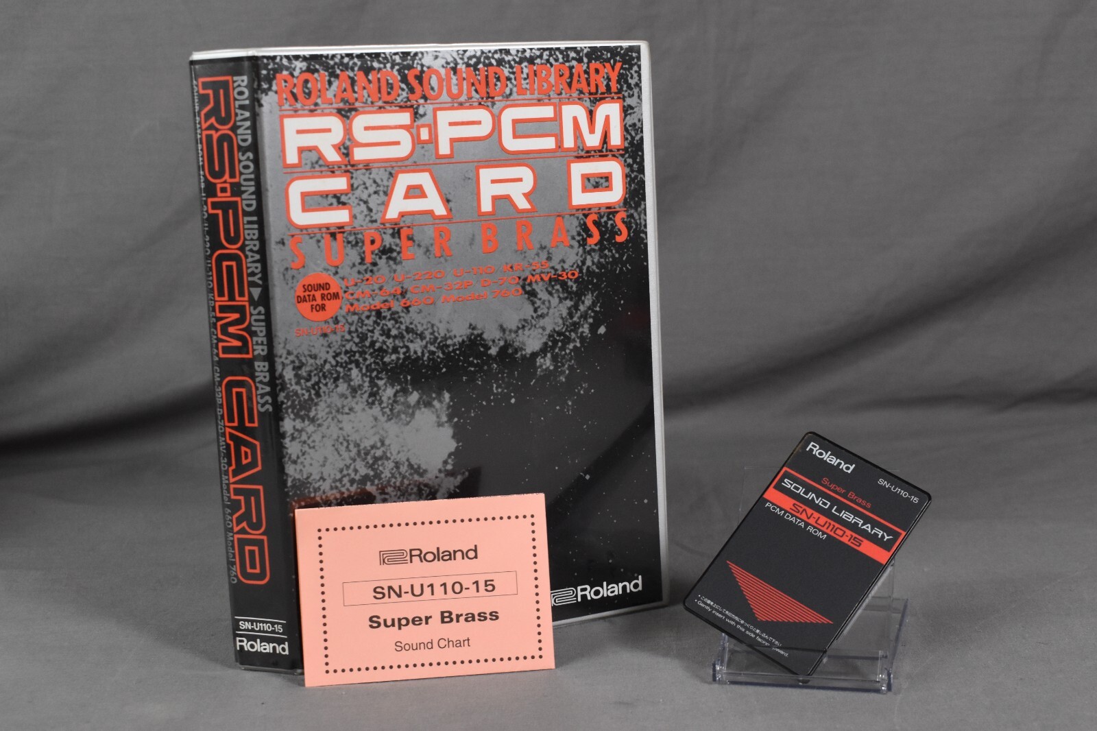Roland SN-U110-15 Super Brass Sound Library  ROM Card Expansion