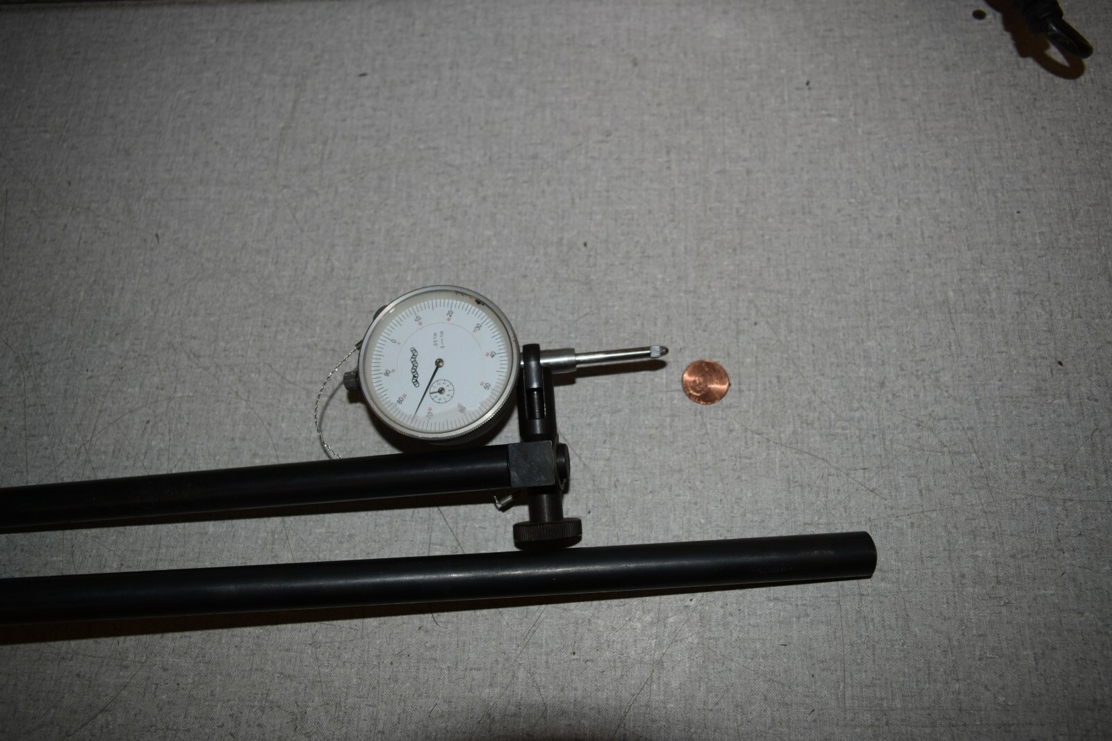 Flexbar .001" Dial Indicator Kit with Adjustable Arm Stand and Clamp Base