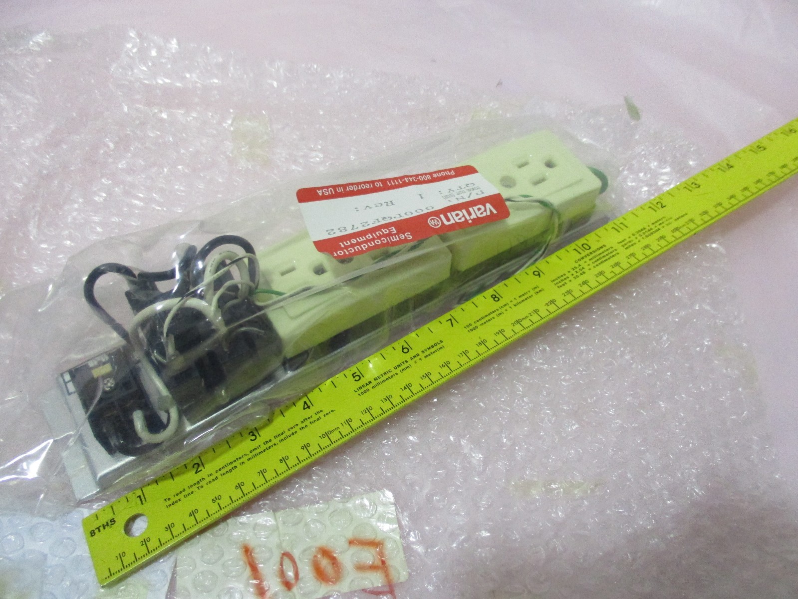 Varian 000PQF2782 Power Distribution (Sub), Panel, Relay, 2 Outlet, 420896