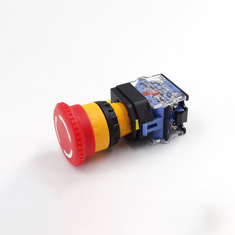 Emergency Stop Station Switch 22mm Push Button Switch 10A 440V 1NO 1NC Latching