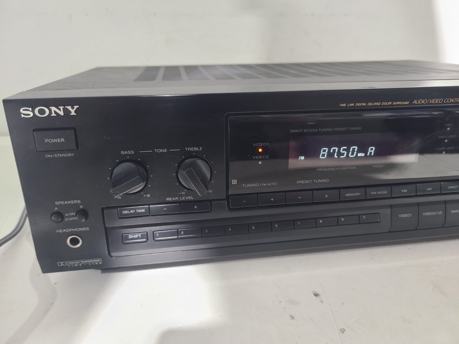 Sony STR-D590 AM-FM Stereo Receiver A/V Control Center (TESTED)