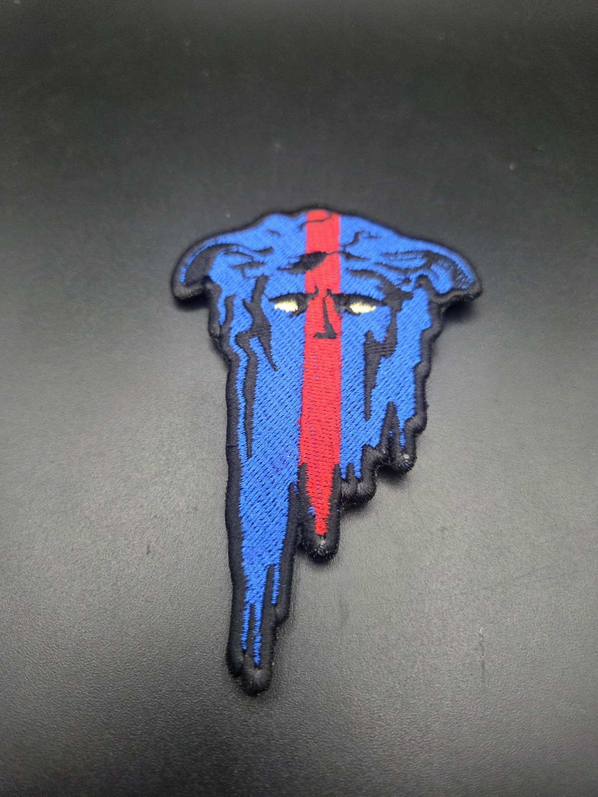 White Phosphor Blood Stripe Blue Blood Red Medusa Patch LTD