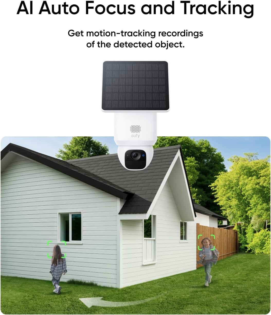 eufy Security SoloCam E30, 4-Cam Kit Solar Security Cameras Wireless Outdoor360°