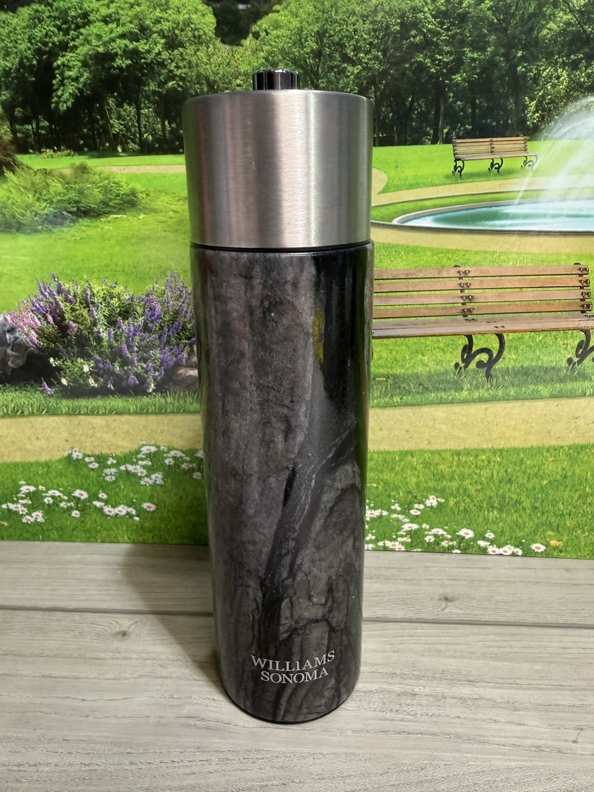 Williams Sonoma Signature Marble 9 " Pepper Mill
