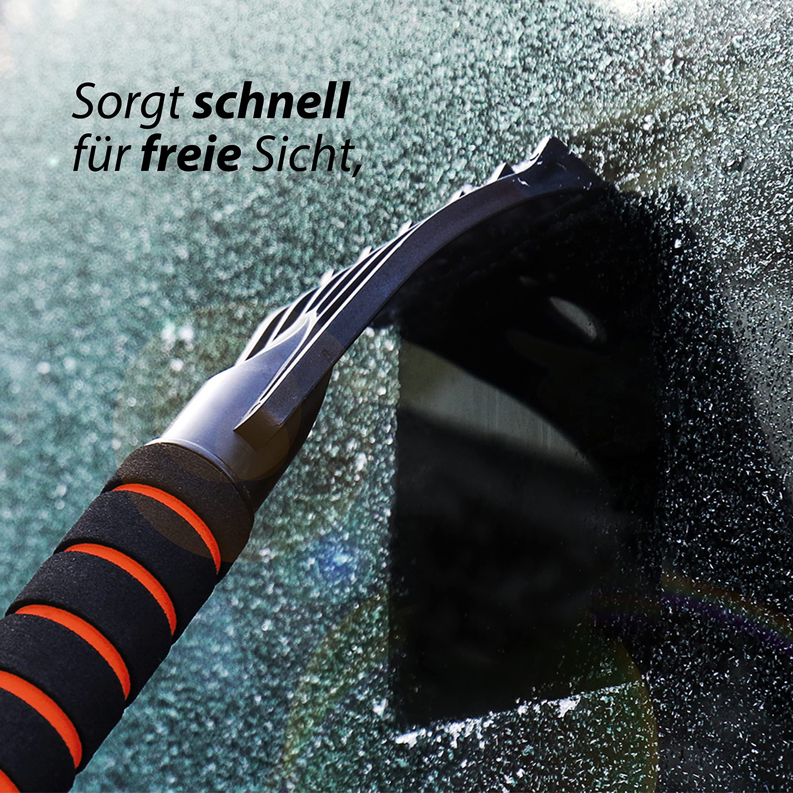 Ice Scraper Car with Soft Grip, Ice Scraper Windshield & Car, Windshield C...