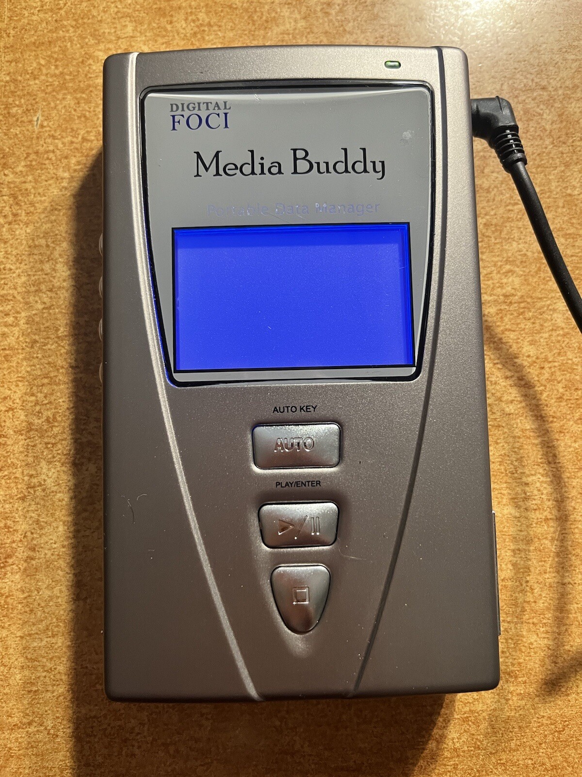 RARE & VINTAGE Digital Foci Media Buddy, Model MEB-300, Works, W/Case & Charger,