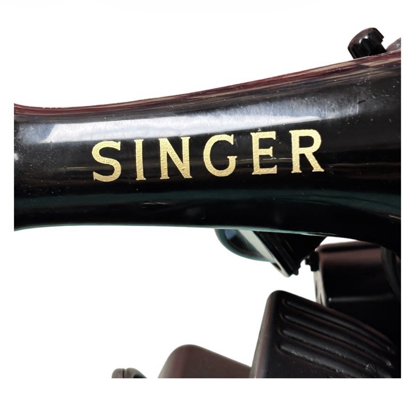 Vintage 1957 Singer Model 99K Sewing Machine W/ Case (Serviced)
