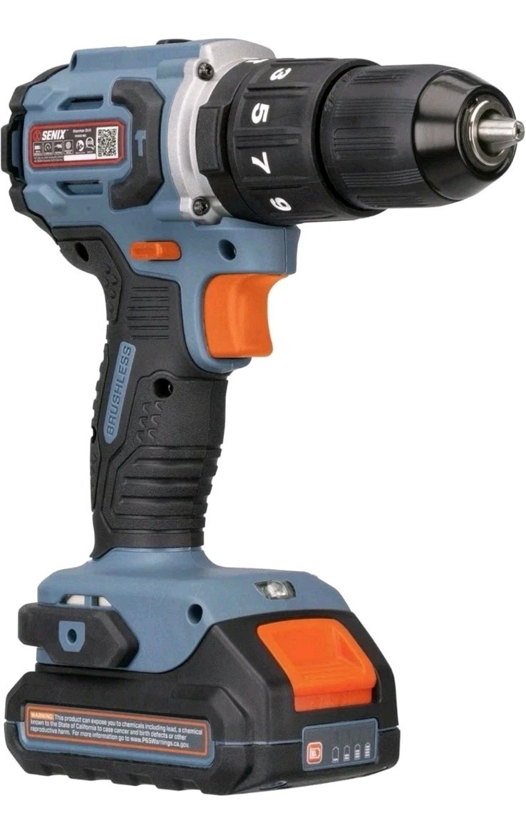 SENIX X2 20V Brushless Cordless 2-Tool Kit Drill/Driver Impact Driver S2K2B2-01