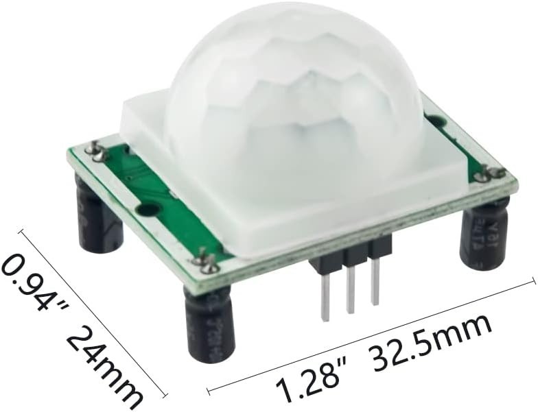 10 PCS HC-SR501 PIR Module Pyroelectric Infrared Motion Sensor Module Detecto...