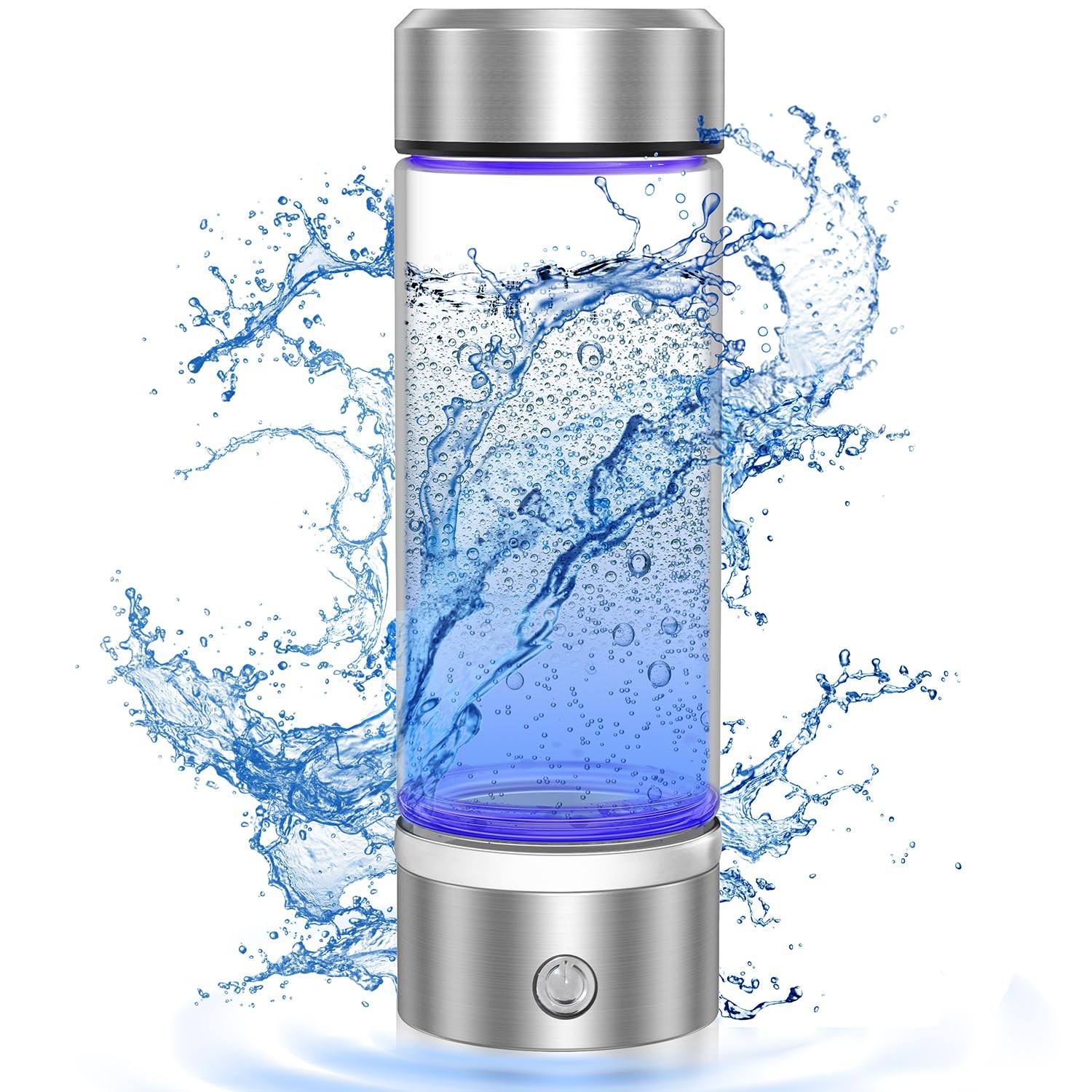 Hydrogen Water Bottle Generator | Portable & Rechargeable | Silver Ionizer Machi