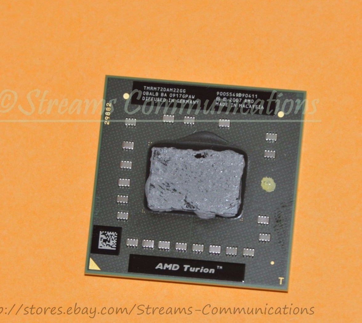 AMD Turion X2 RM-72 Dual-Core Laptop CPU for HP G60 G60-235WM TMRM72DAM22GG
