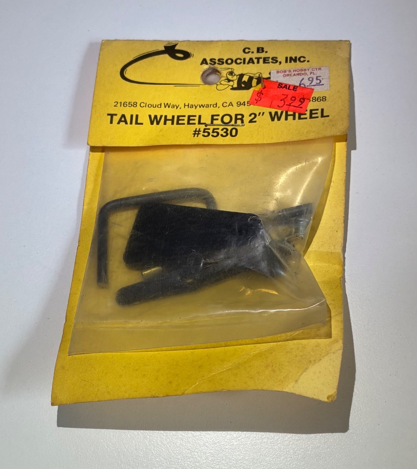 CB Associates 2" Inch Tail Wheel Gear Set for Radio Control Model Aircraft