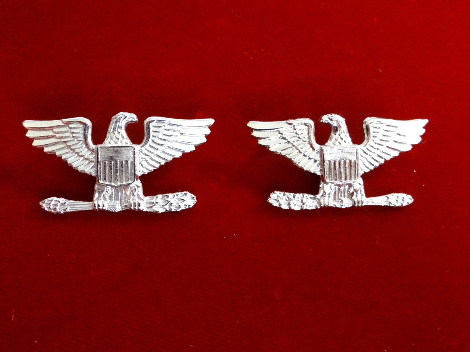 Nice Pair of US Army Colonel Eagles Hallmark I-21