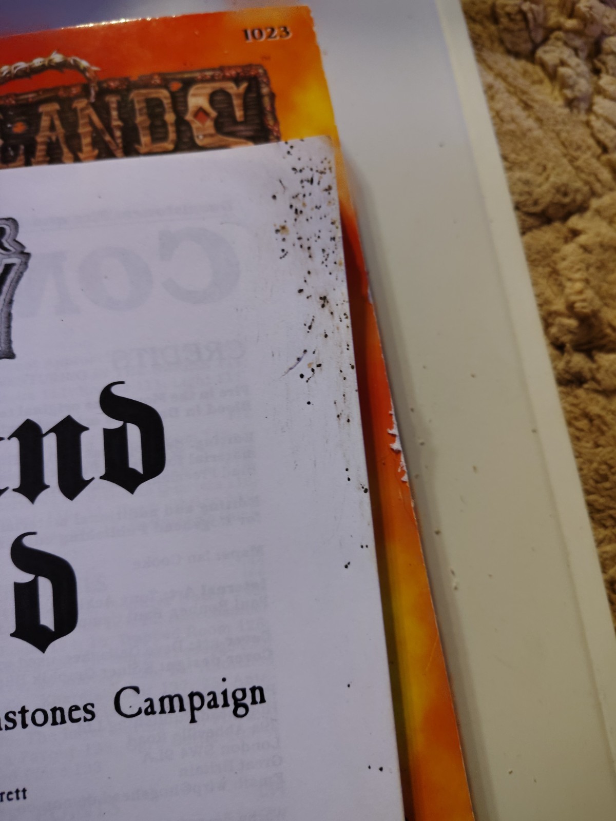 Hogshead Pub WFRP Doomstones #1 - Fire and Blood