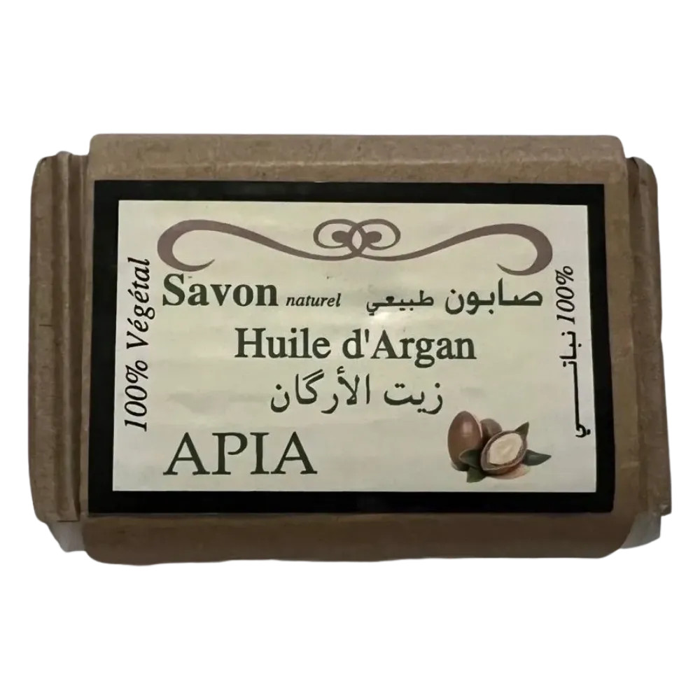 Argan 100% All Natural Vegetal Soap - Made in Morocco - 100g