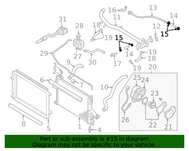 Genuine Volvo Clamp 978171
