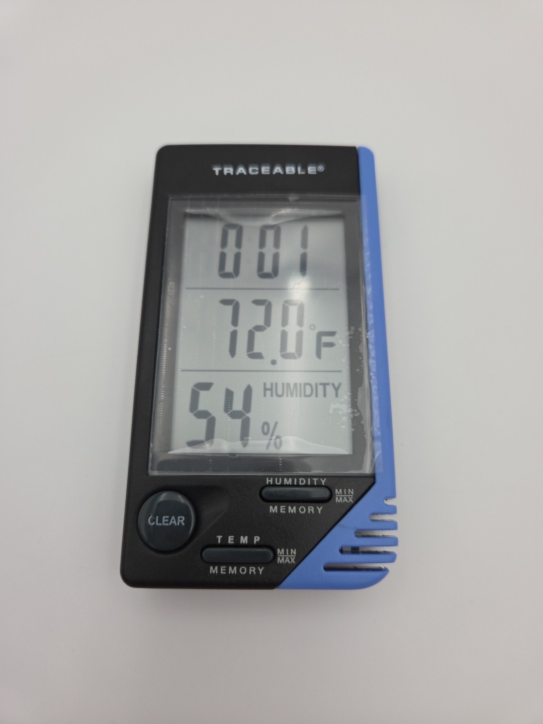 Control Company Traceable 4040 90080-06 Thermometer Clock Humidity Monitor Lab