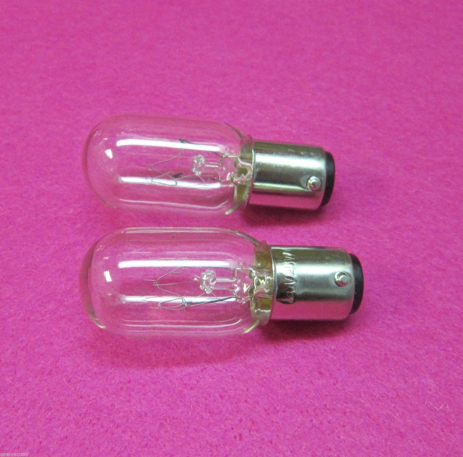 Light Bulbs Fits Singer Touch & Sew 600 603 604 620 620 625 626 629 Push In (2)