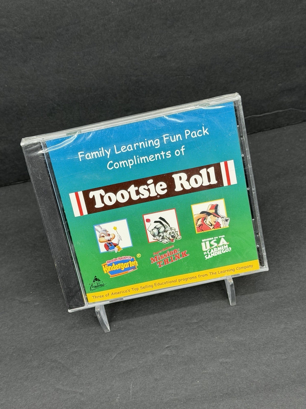 Vintage Tootsie Roll Family Learning 3 Game Pack Windows 95 (CD-ROM, 1999) New